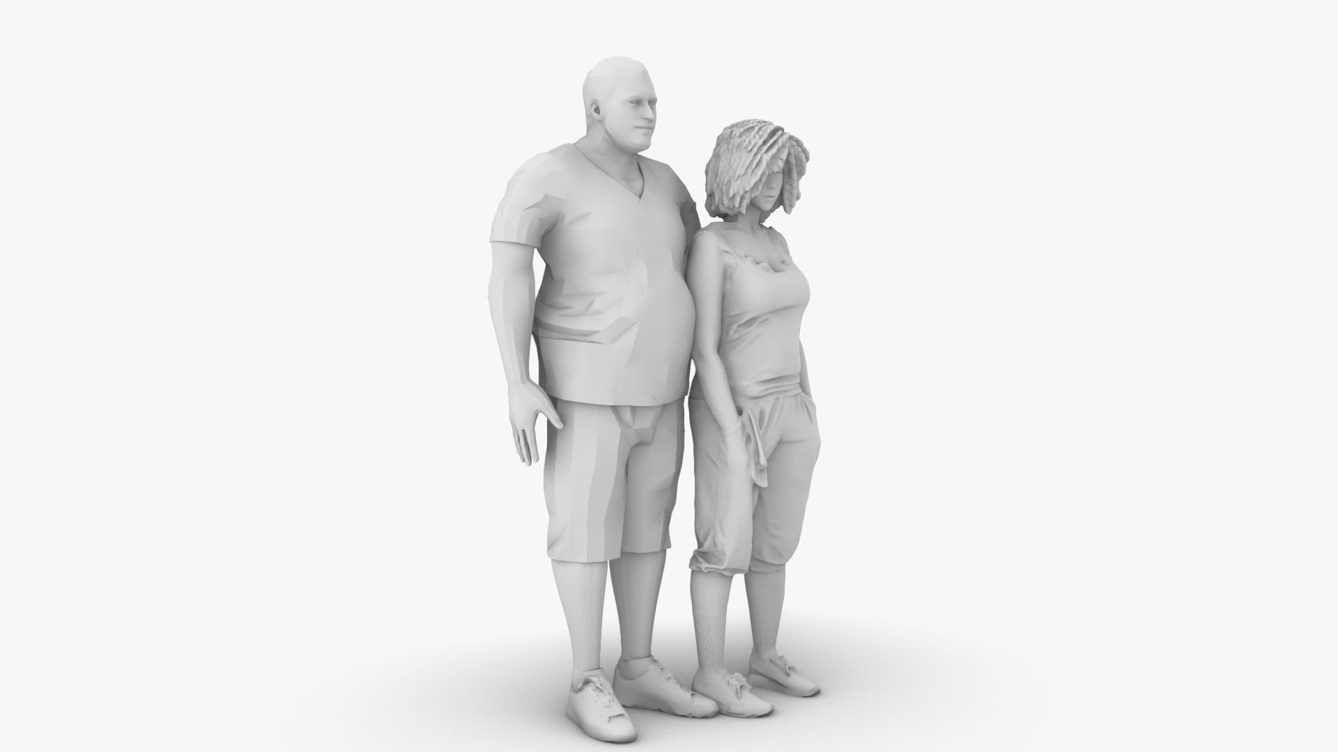 Couple 3D print model_1