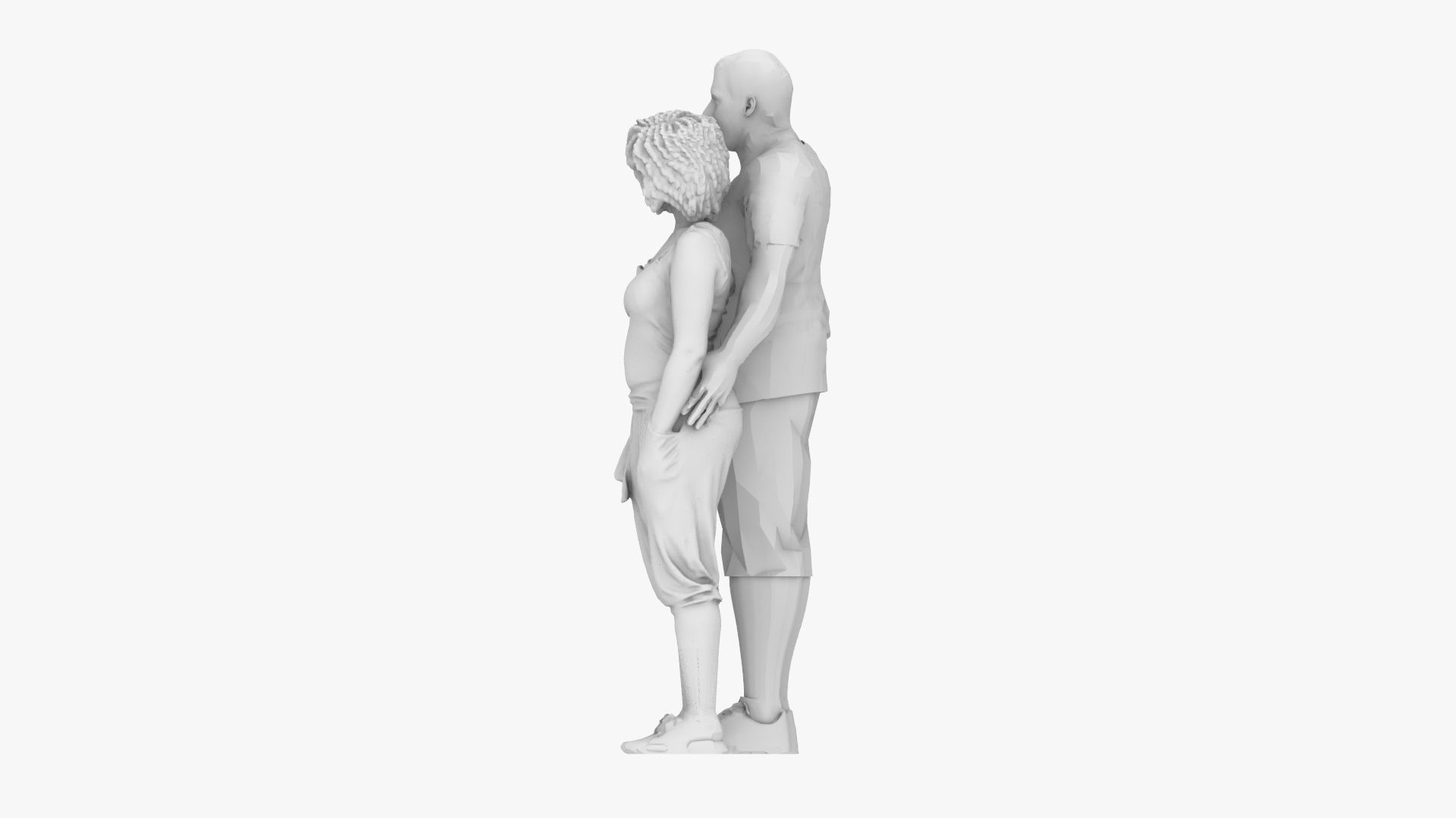 Couple 3D print model_4