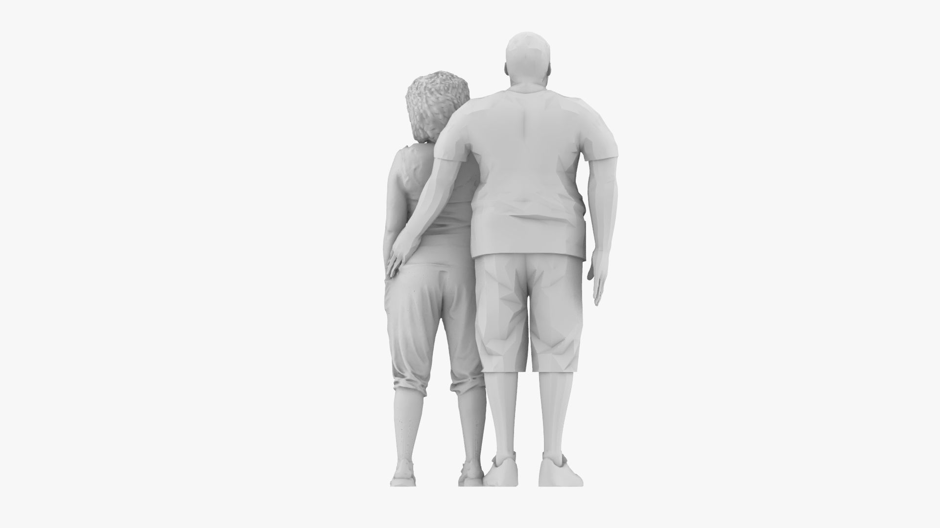 Couple 3D print model_6