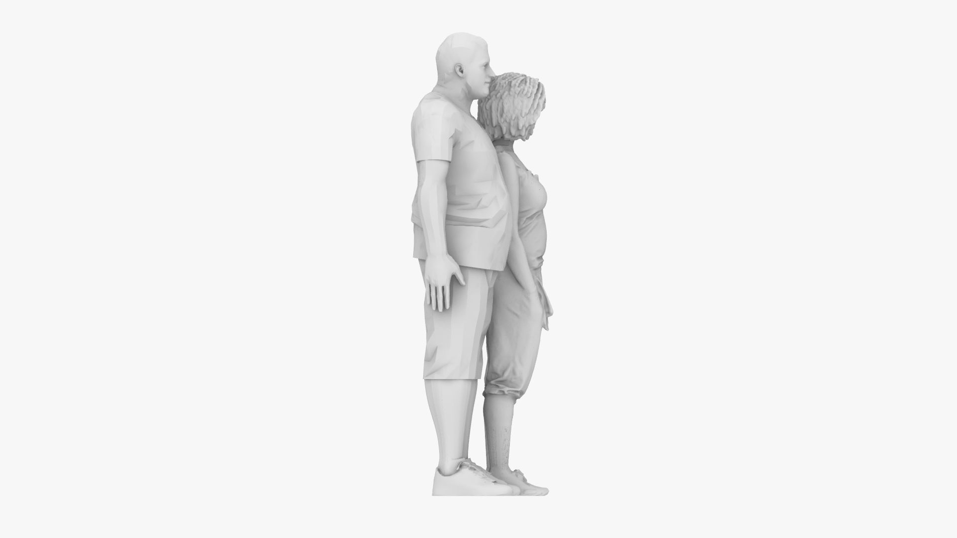 Couple 3D print model_5