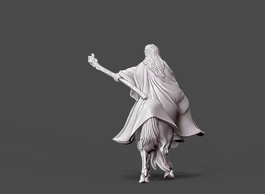 Wizard Rider - 35mm scale 3D model 3D printable | CGTrader