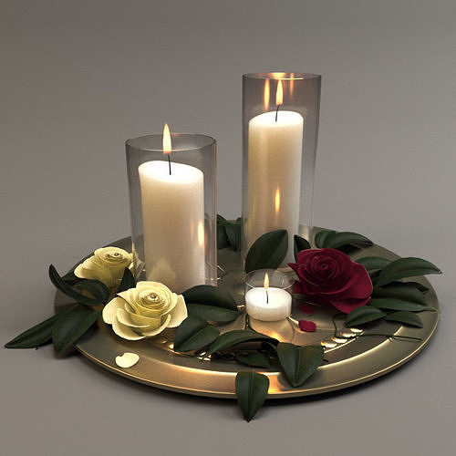 candle  3D model
