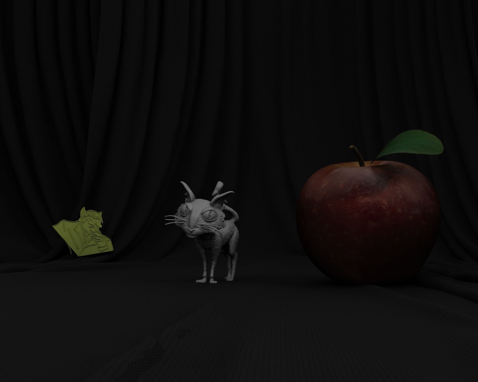 Coraline Cat 3D print model_2