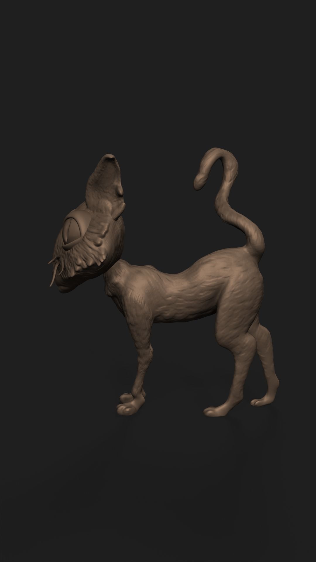 Coraline Cat 3D print model_6