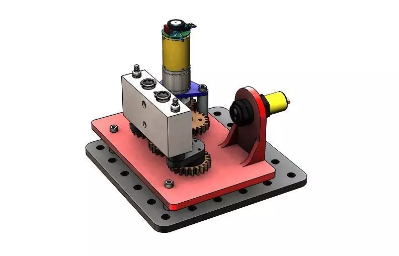 Shaking Mechanism 3D model_0