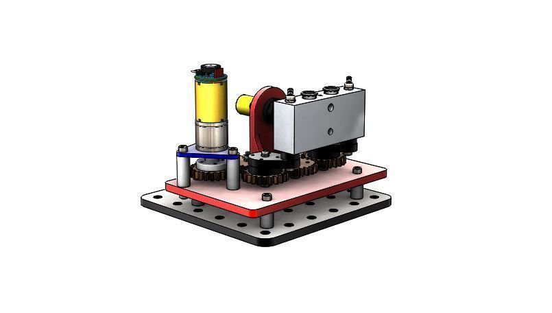 Shaking Mechanism 3D model_4