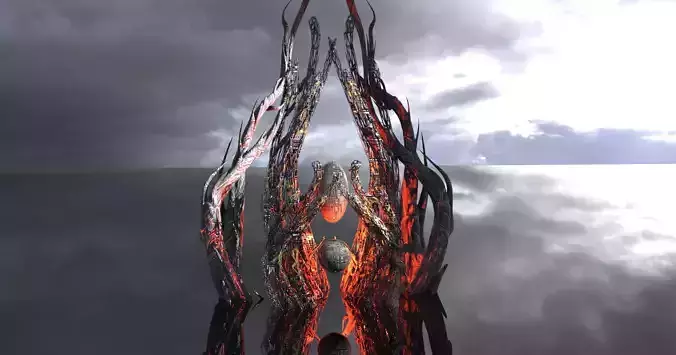 Dark Dragon Egg Tower ivy