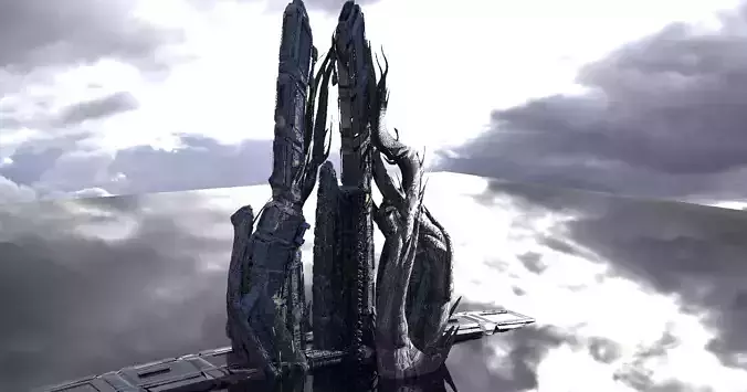 Dark Autumn tower archway