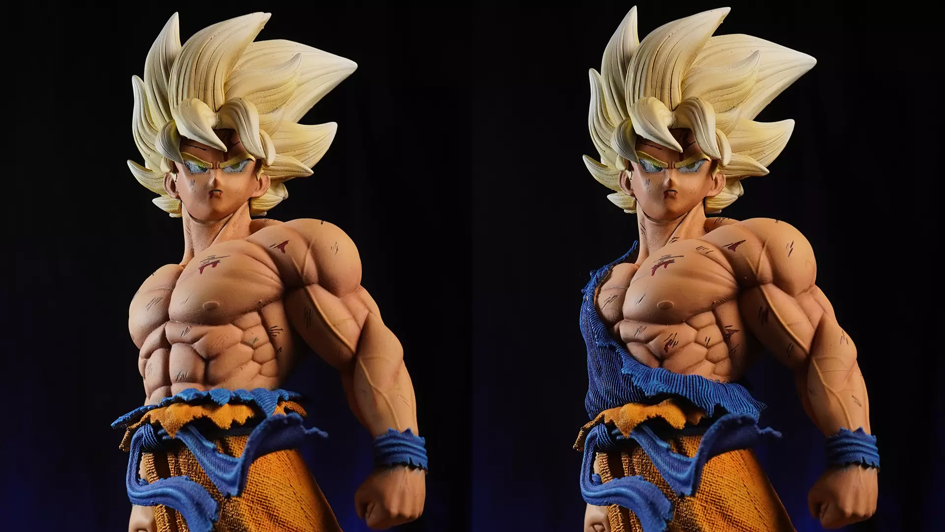 Super Saiyan Goku Statue 3D print model_0
