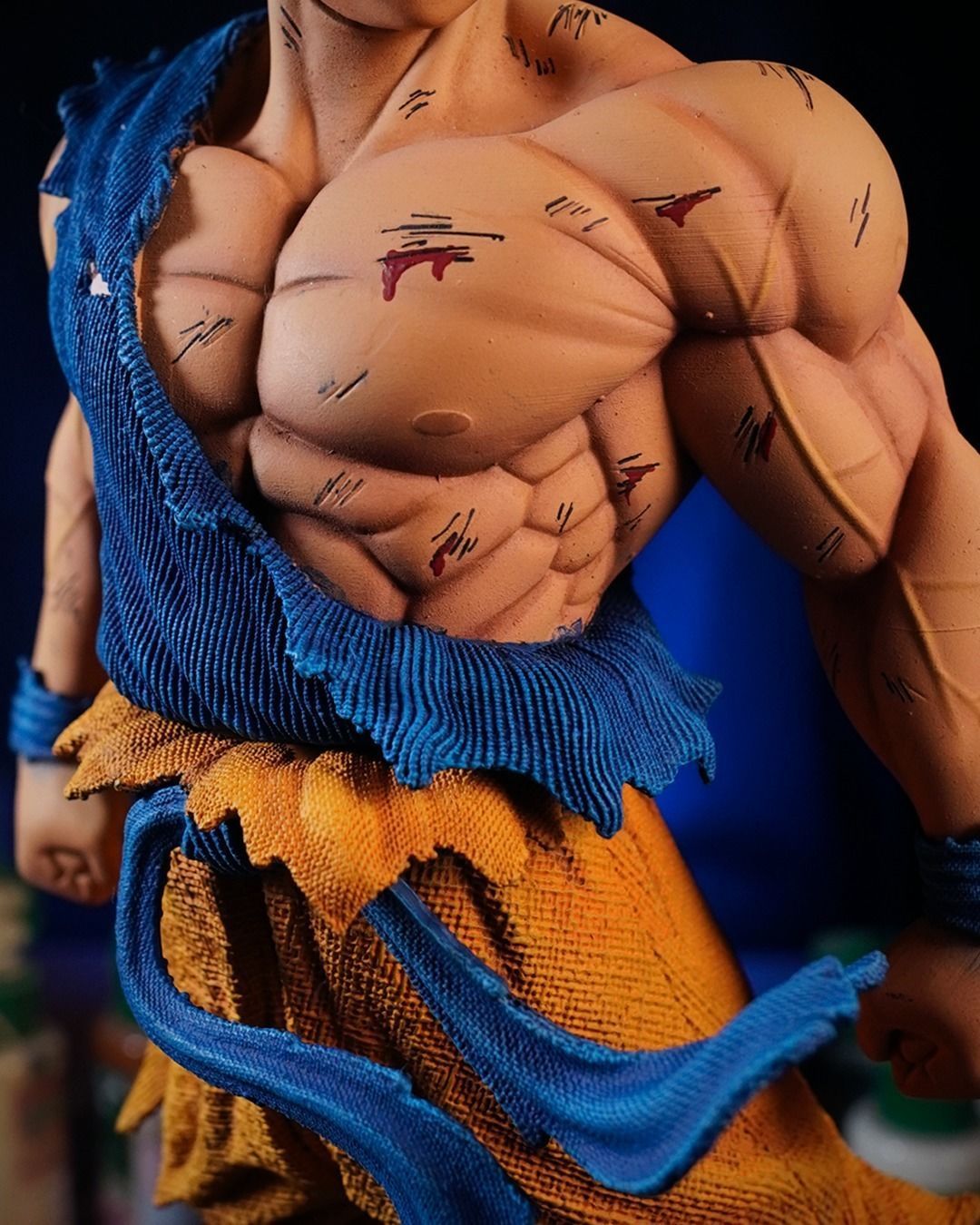 Super Saiyan Goku Statue 3D print model_13