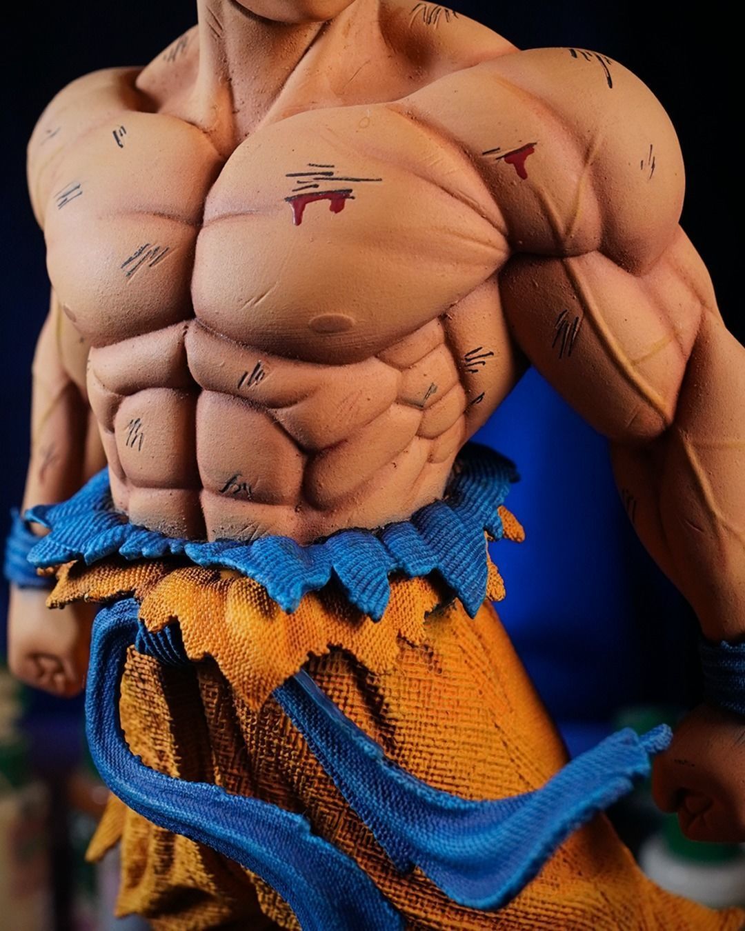 Super Saiyan Goku Statue 3D print model_12