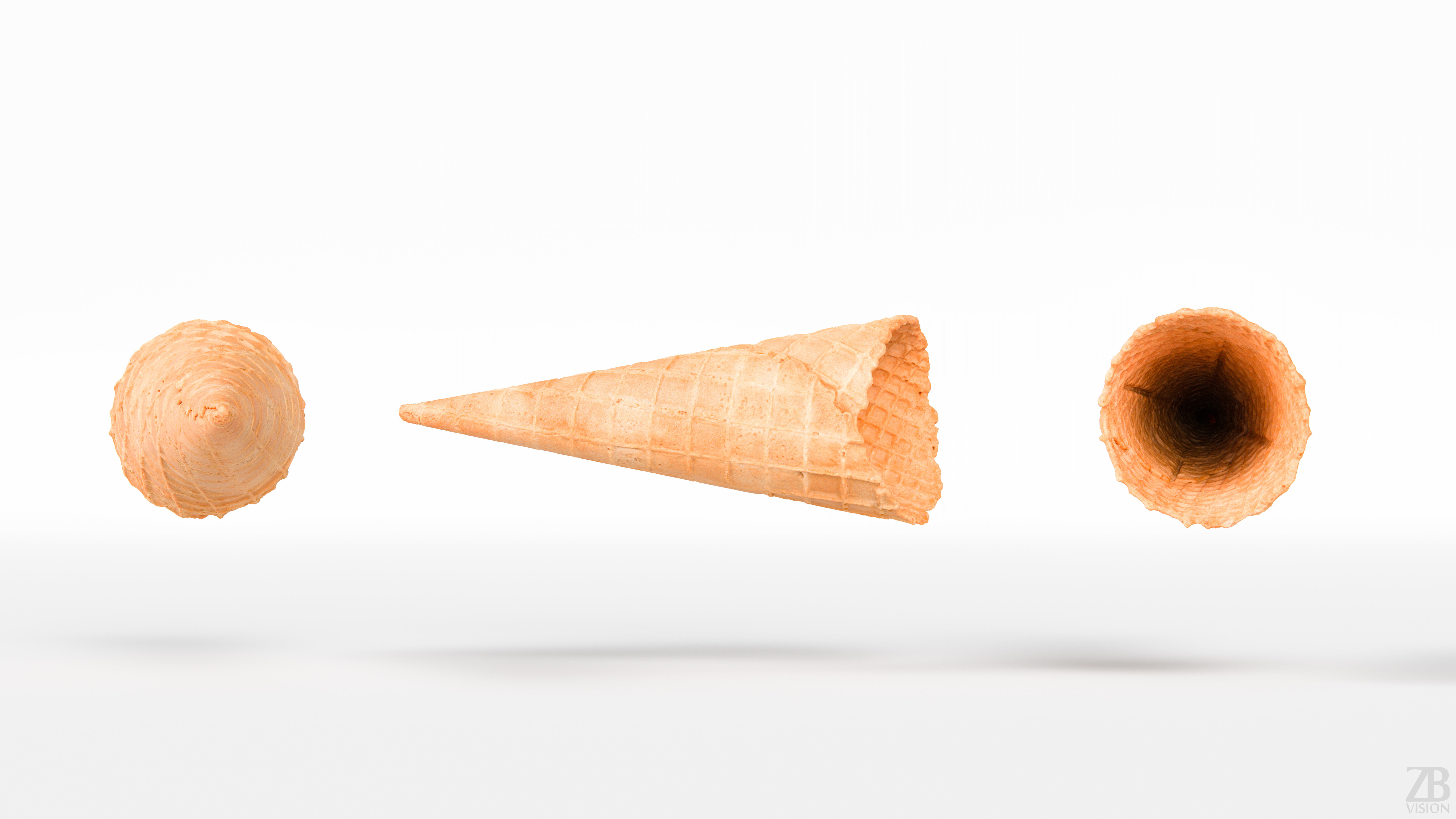 Ice Cream Cone 3D model_4