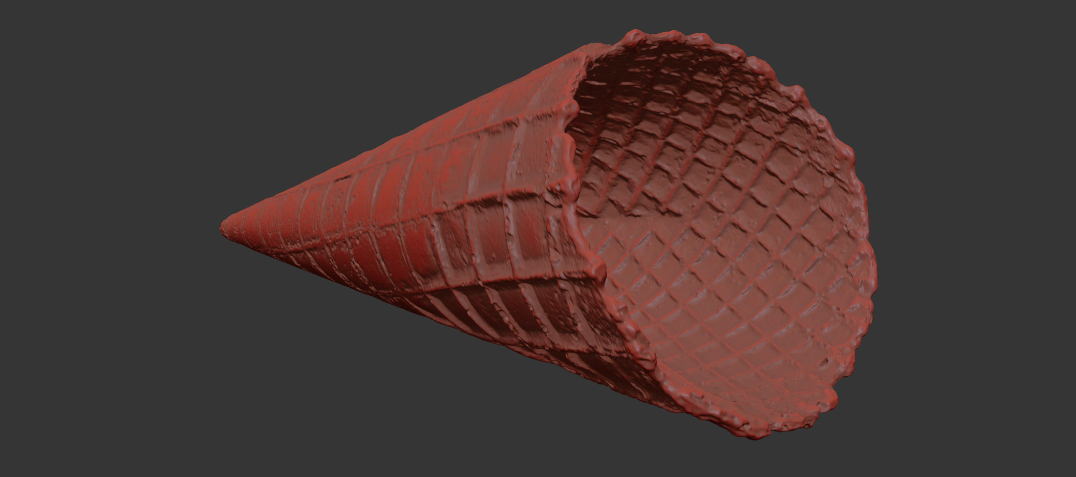 Ice Cream Cone 3D model_7