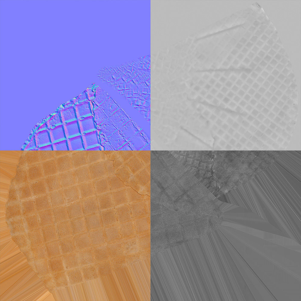 Ice Cream Cone 3D model_8