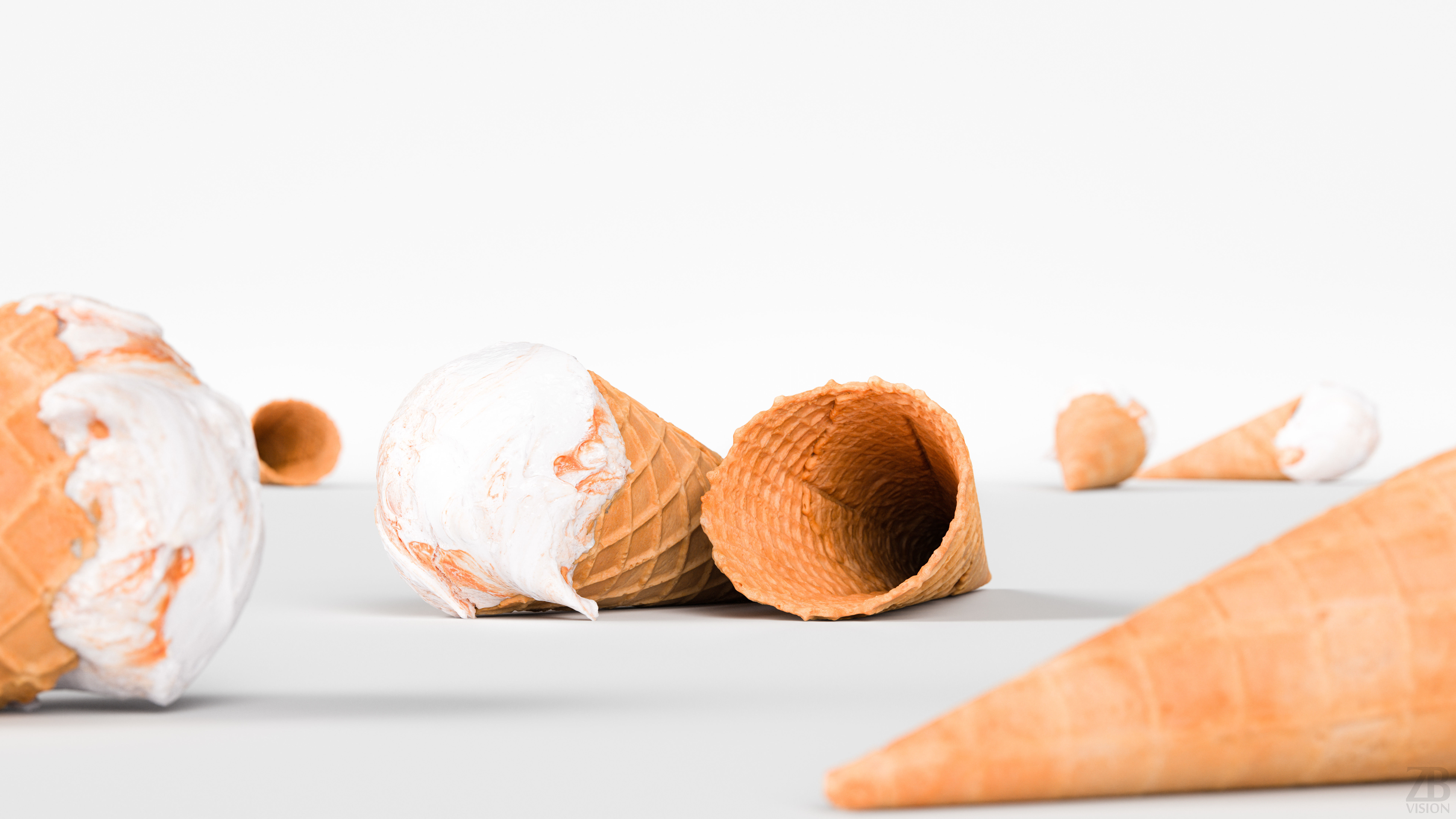 Ice Cream Cone 3D model_1