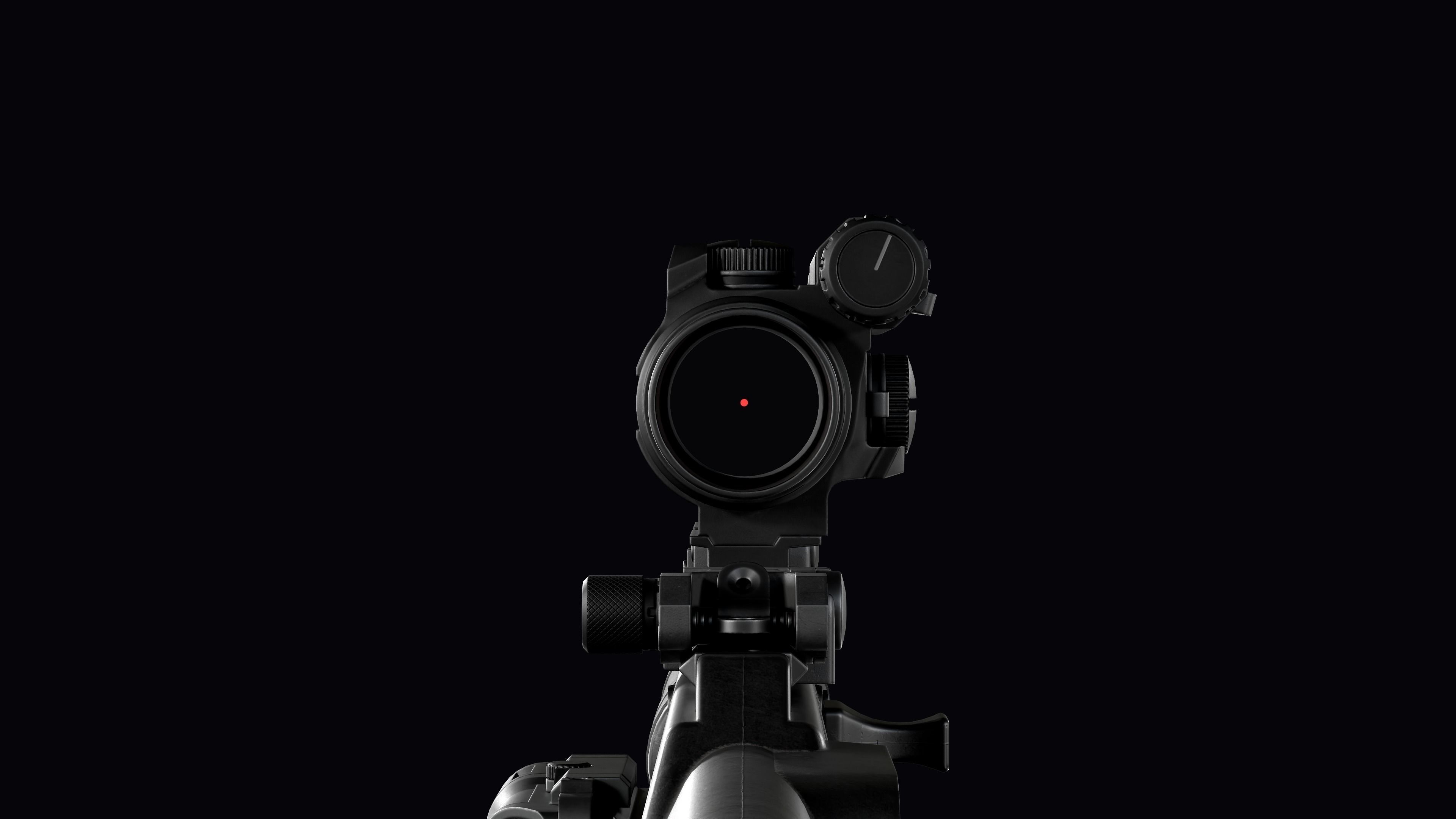 Tactical modular assault rifle Bullpup Vulkan Malyuk  Low-poly 3D model_52