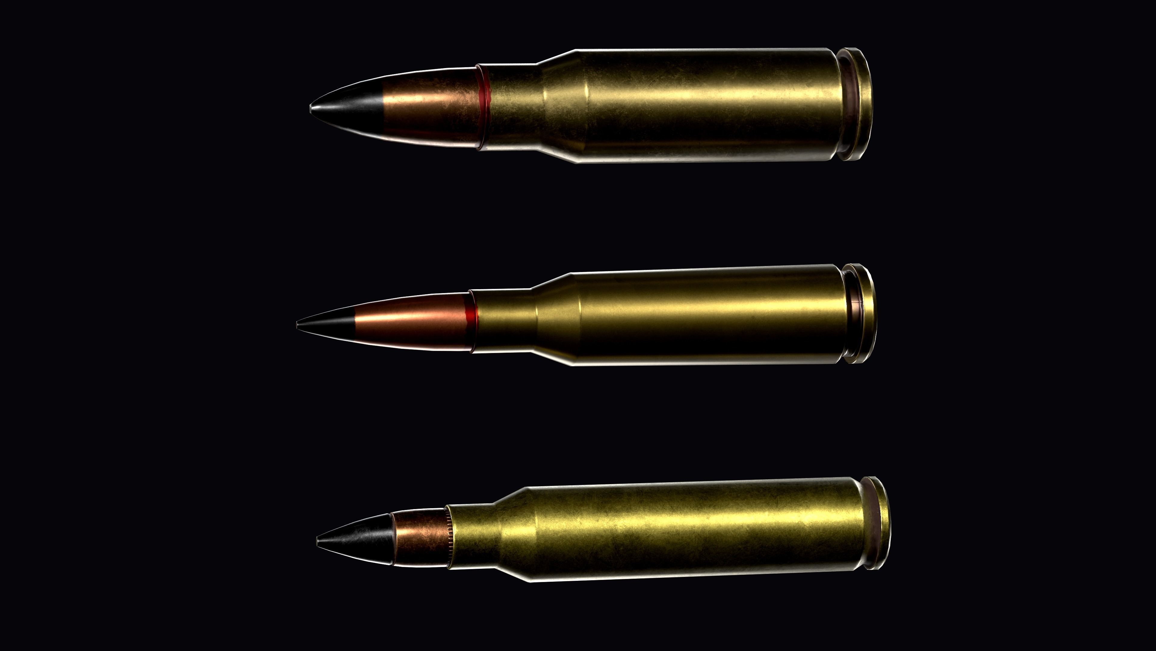 Tactical modular assault rifle Bullpup Vulkan Malyuk  Low-poly 3D model_48