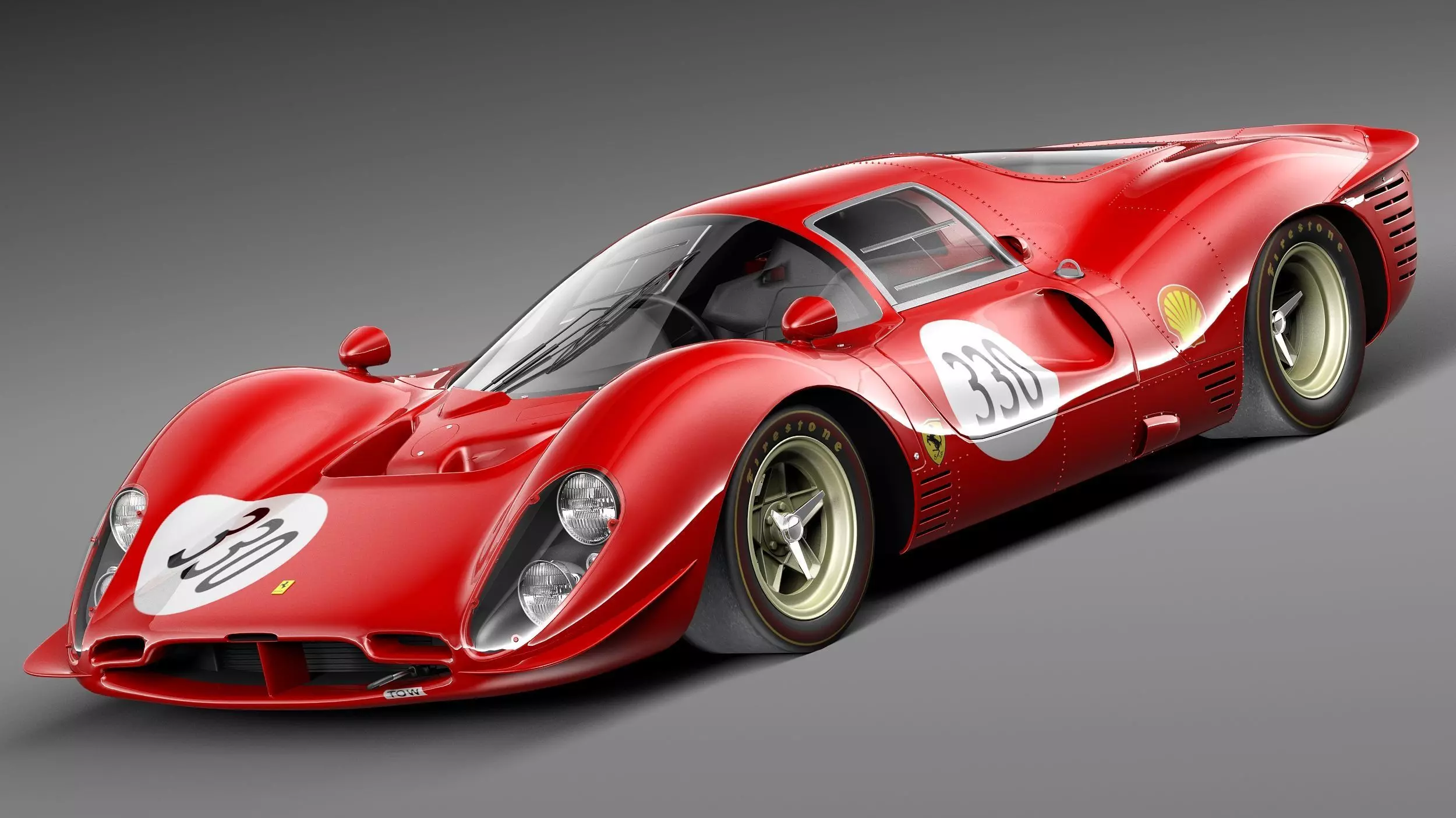 Ferrari p330 P3 1966 3D model