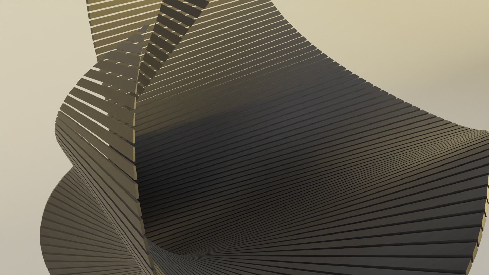 Abstract Model V12 Low-poly 3D model_2