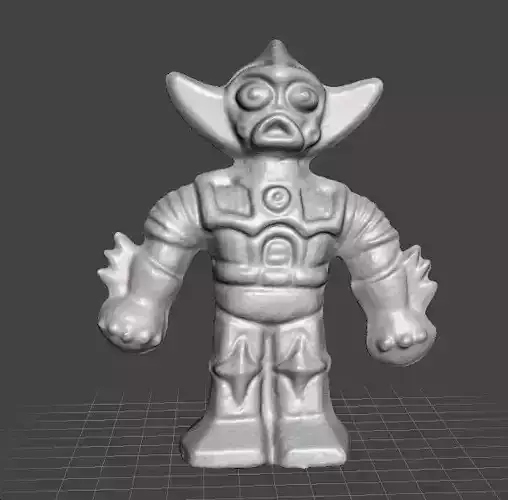 MONOCHROMATIC MARTIAN VINTAGE FIGURE MODEL TOY ALIEN 70s 3D print model