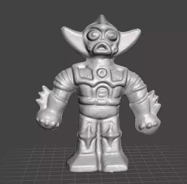 MONOCHROMATIC MARTIAN VINTAGE FIGURE MODEL TOY ALIEN 70s 3D print model