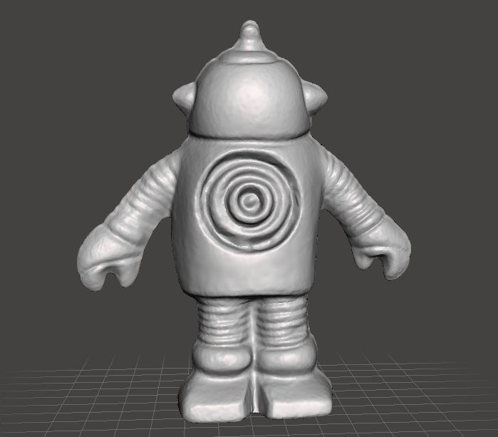 MONOCHROMATIC ROBOT VINTAGE FIGURE MODEL TOY ALIEN 70s 3D print model_2