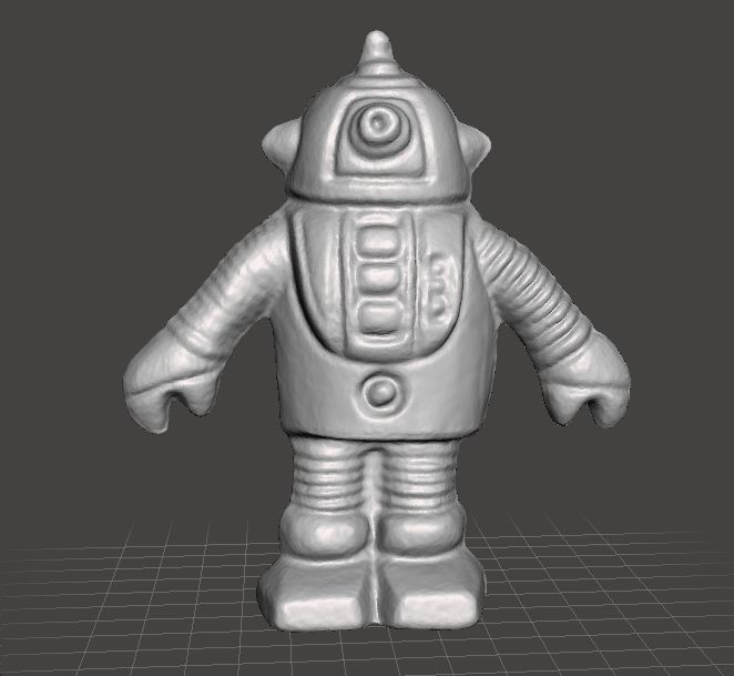 MONOCHROMATIC ROBOT VINTAGE FIGURE MODEL TOY ALIEN 70s 3D print model_1