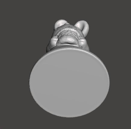 EASTER BUNNY WITH BASKET AND EGGS FIGURE MODEL ORNAMENT 3D print model_5