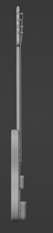 Rock and roll guitar 3D model_3