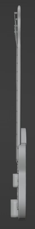 Rock and roll guitar 3D model_2