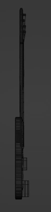 Rock and roll guitar 3D model_6