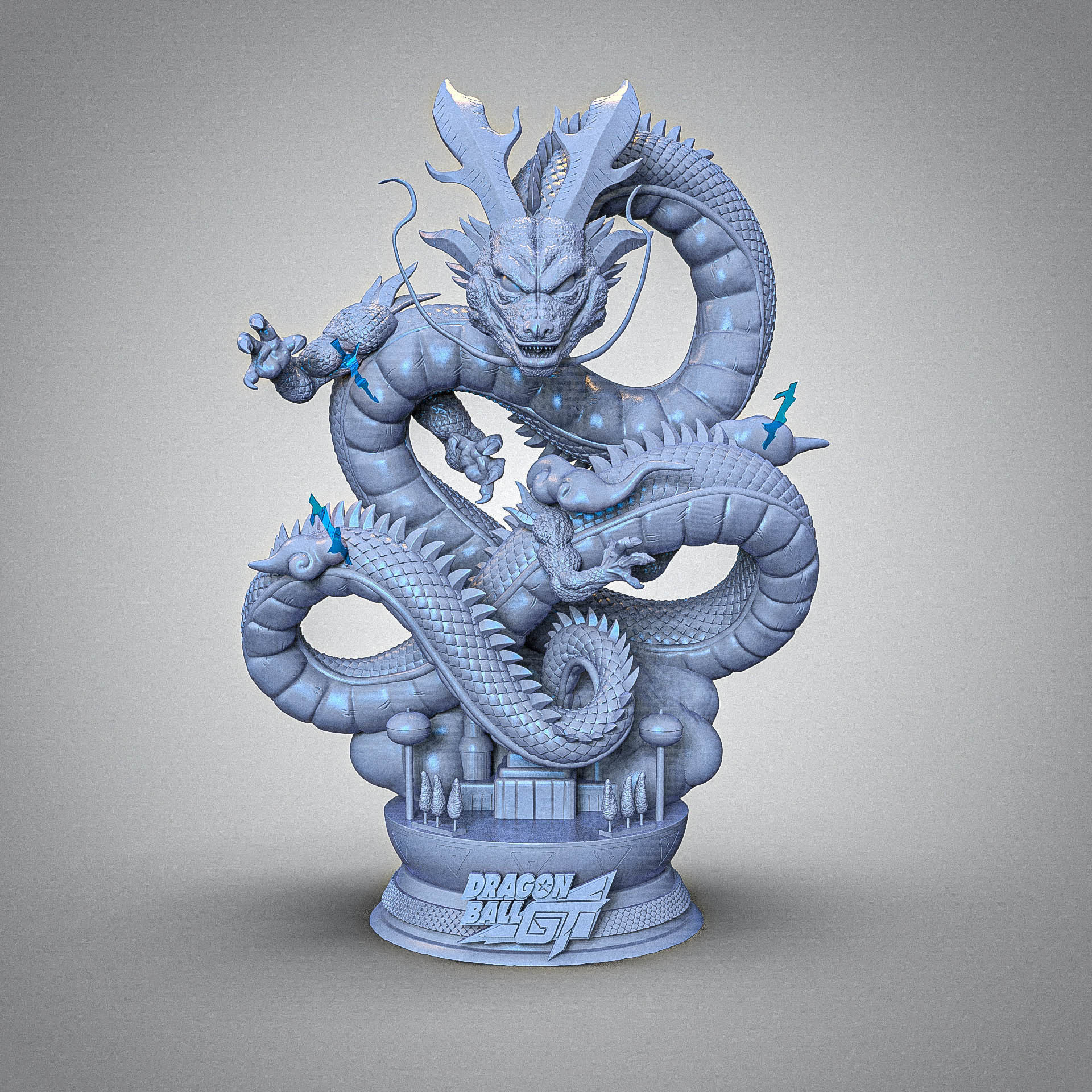 Red Shenron DragonBall GT 3D print model_6