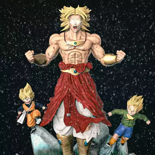 Broly  3D print model