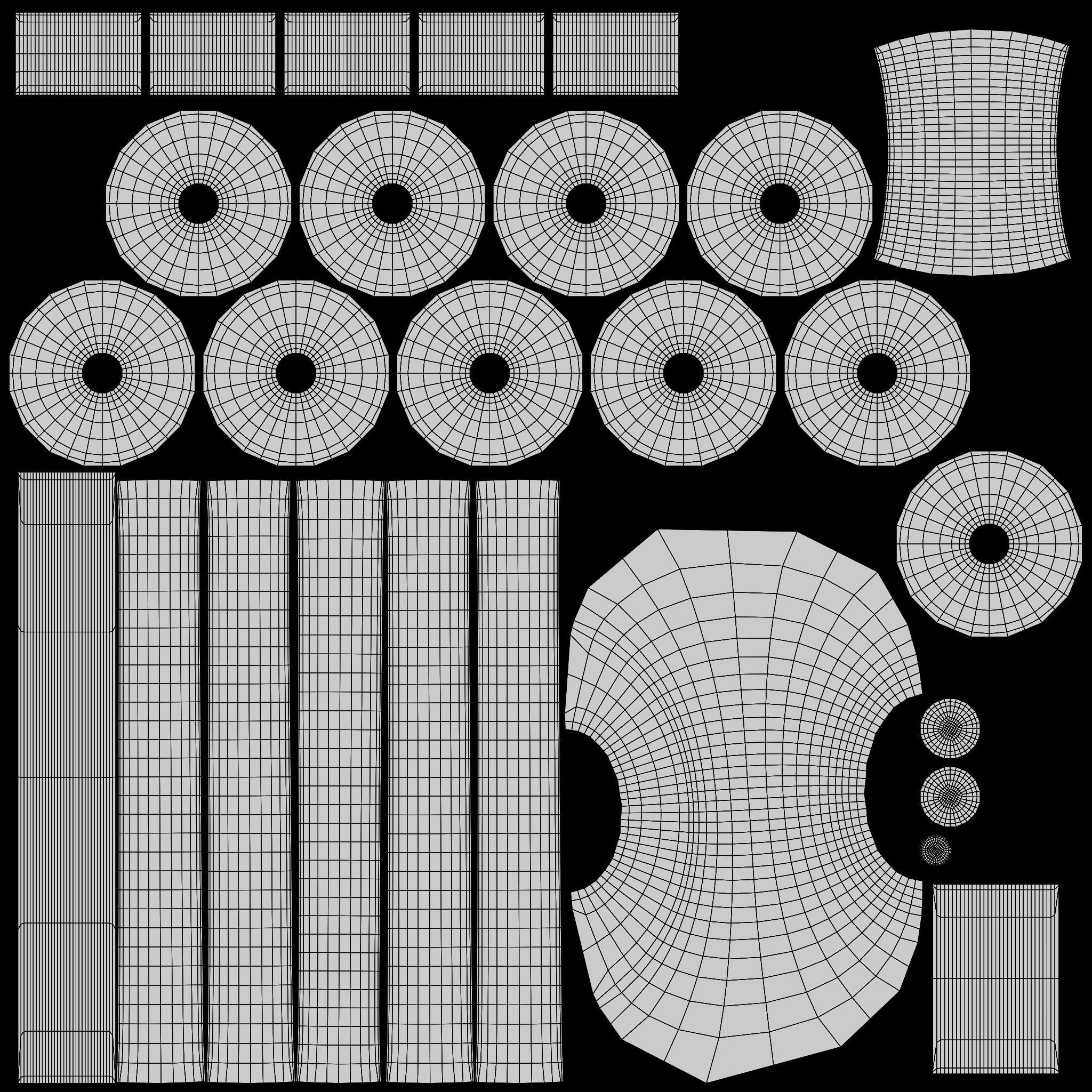 Daruma Otoshi 3D model_13
