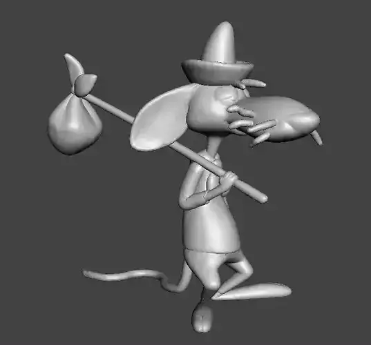 SLOW POKE RODRIGUEZ FIGURE MODEL LOONEY TUNES PVC TOY