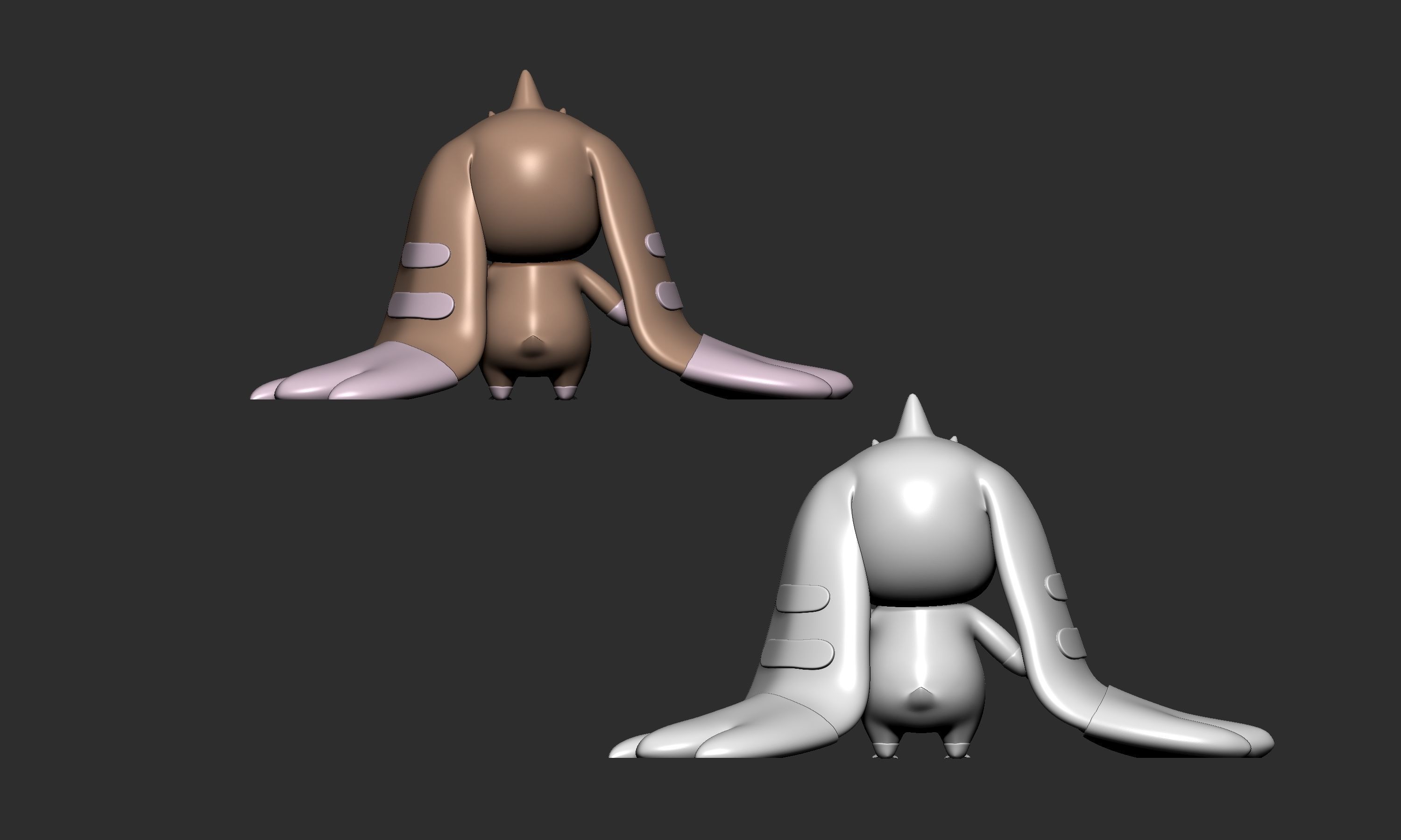 Digimon - Lopmon line 3D print model_9