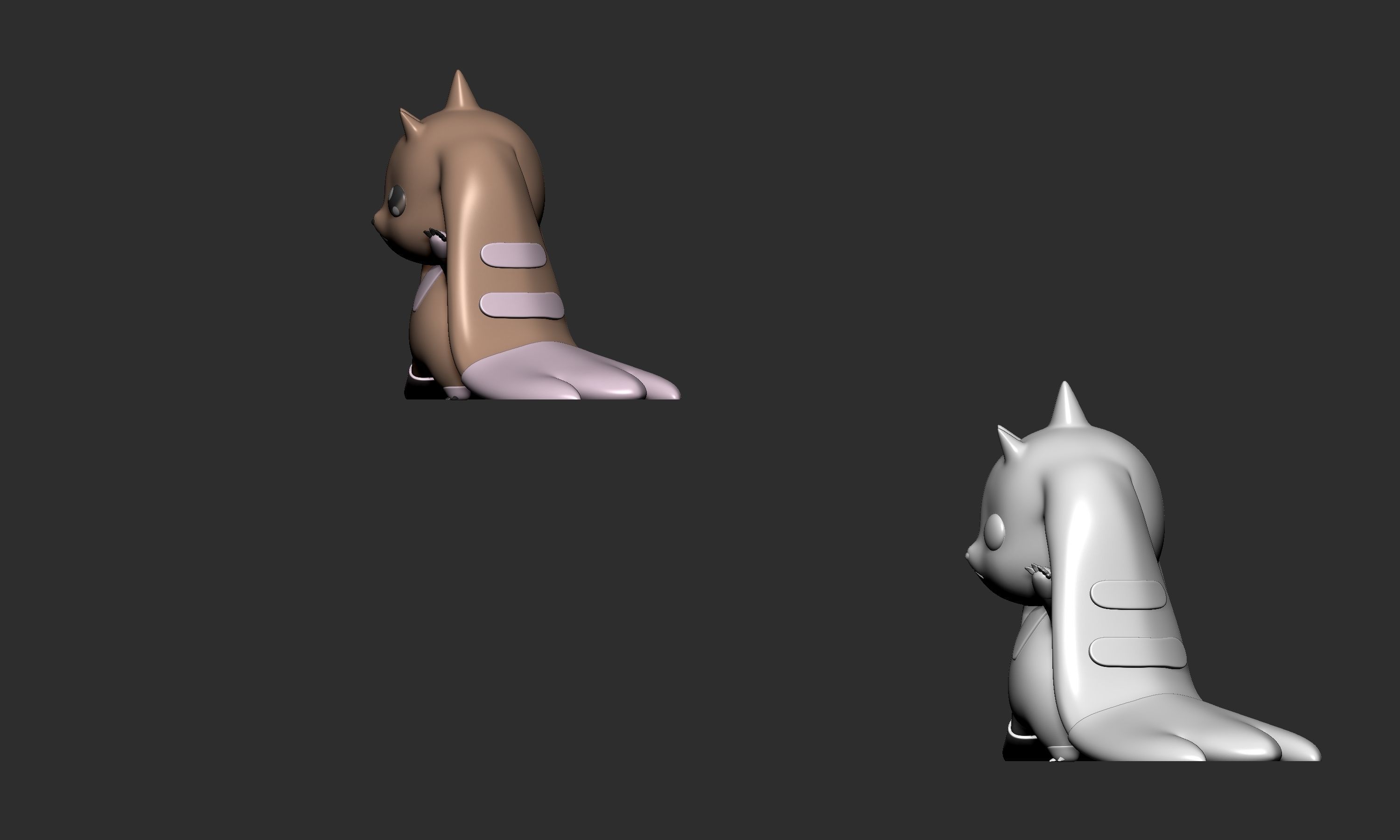 Digimon - Lopmon line 3D print model_8