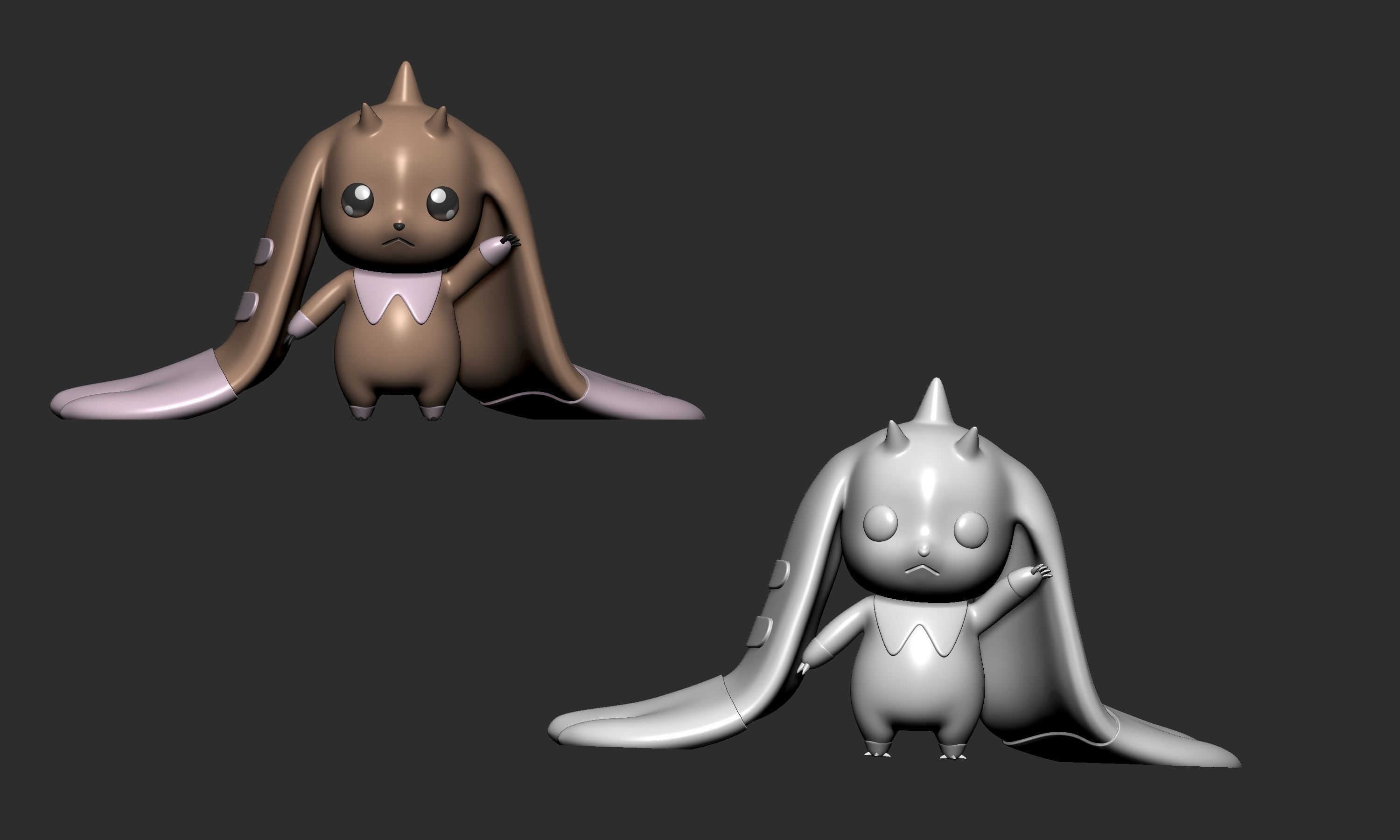 Digimon - Lopmon line 3D print model_7