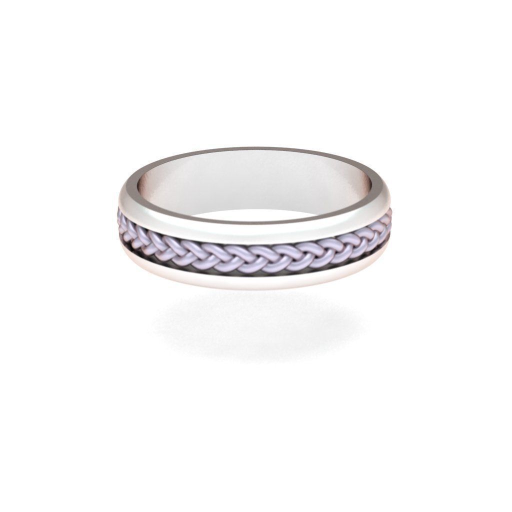  woven Ring 3D print model_1
