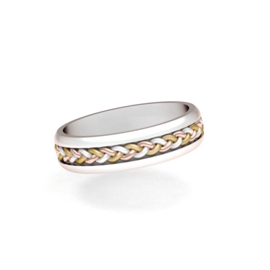  woven Ring 3D print model_5