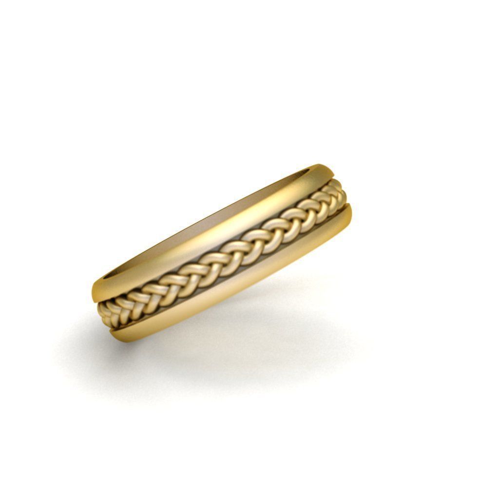  woven Ring 3D print model_4