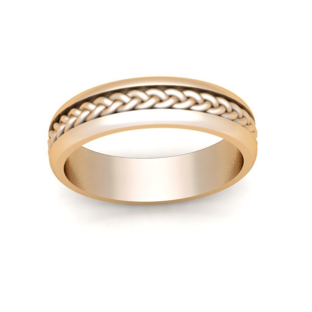  woven Ring 3D print model_3