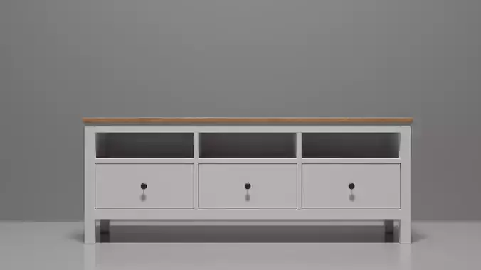 HEMNES TV Bench or Sideboard White IKEA inspired