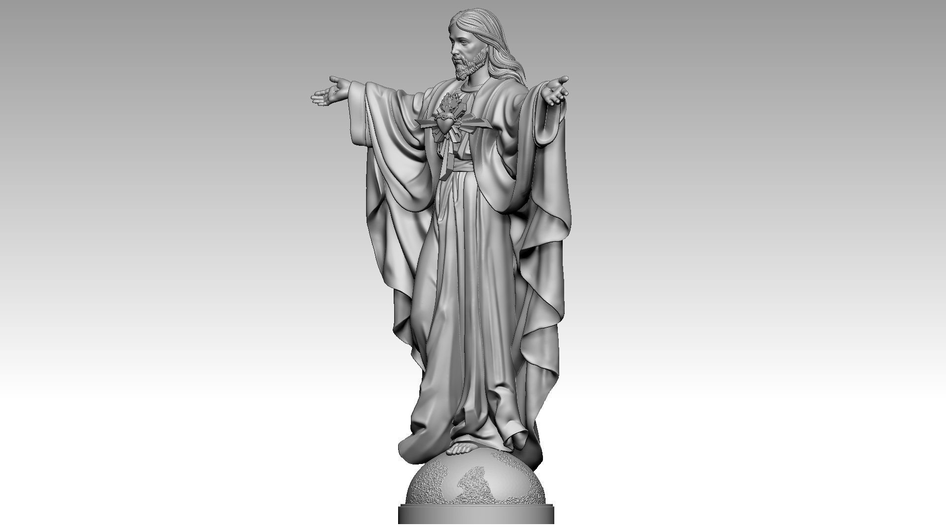 Christ The King 3D print model_7