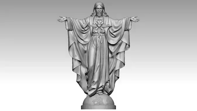 Christ The King 3D print model