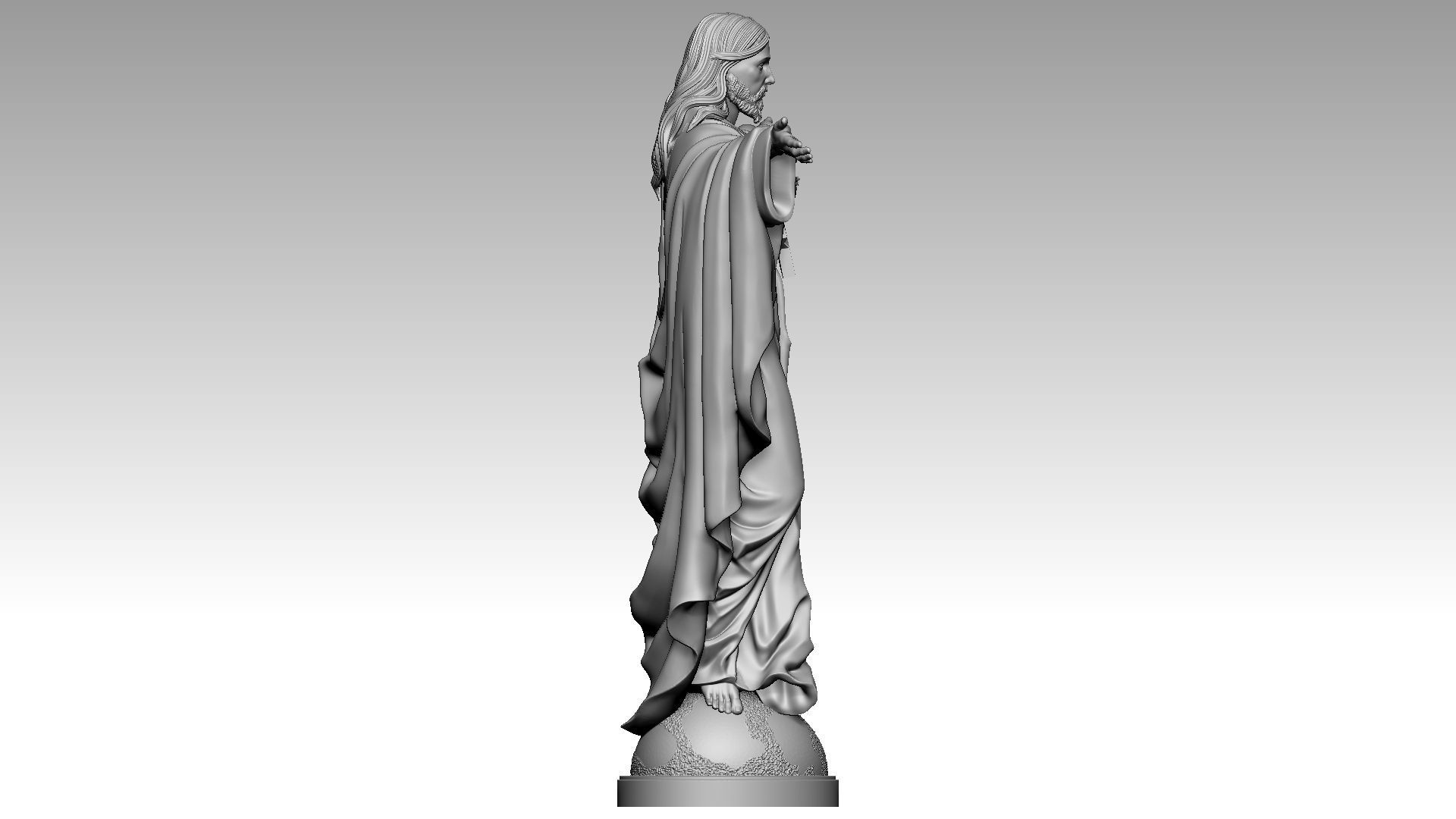 Christ The King 3D print model_2