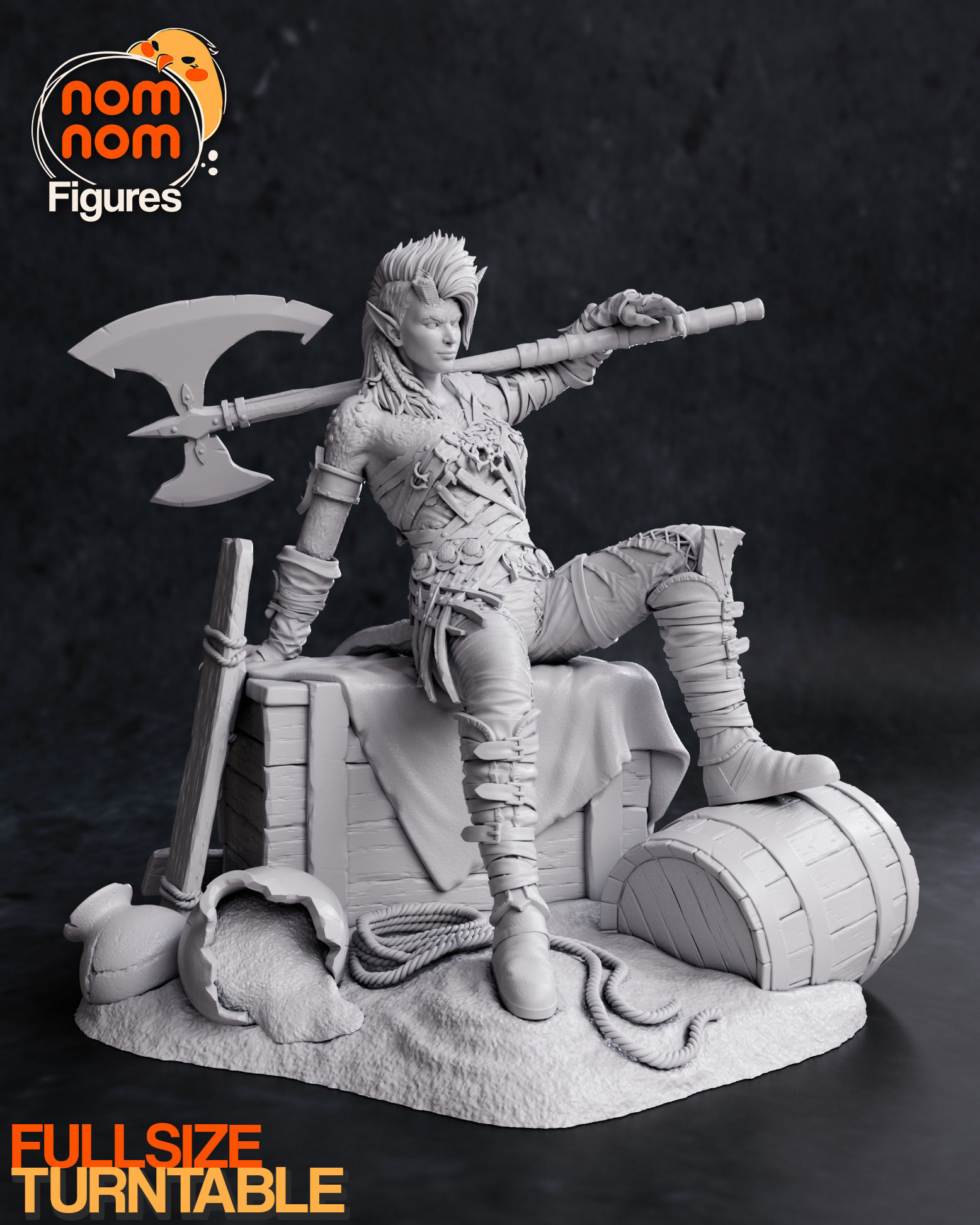 Karlach - Baldurs Gate 3 3D print model_7