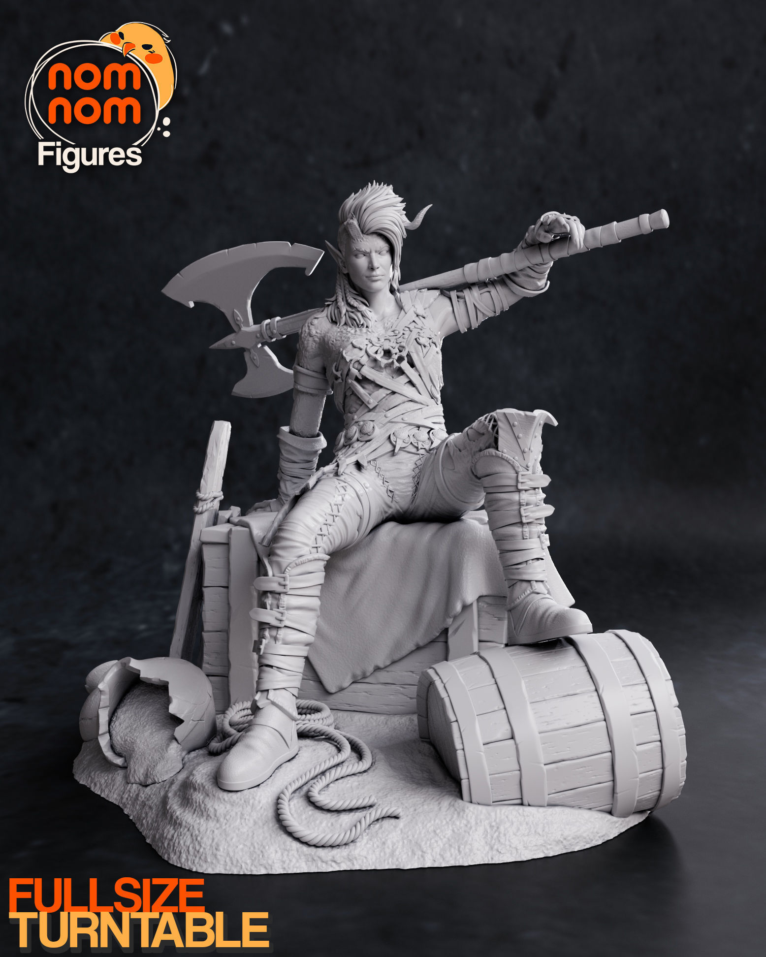 Karlach - Baldurs Gate 3 3D print model_5