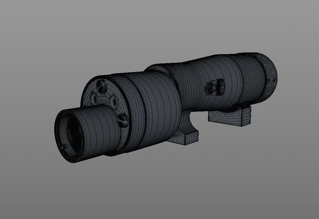 M38 tank scope 1943 3D print model_5
