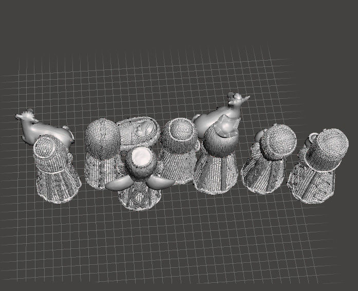 NATIVITY FULL SET 11 FIGURES MODEL CHRISTMAS ORNAMENT FAMILY 3D print model_4